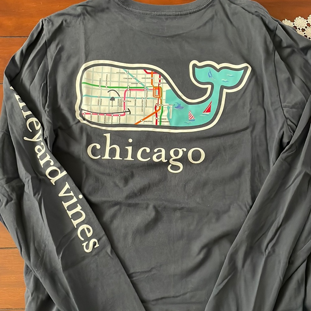 Vineyard vines Chicago “EL” System shirt